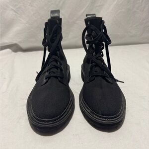 Loeffler Randall Black Lace-Up Boots